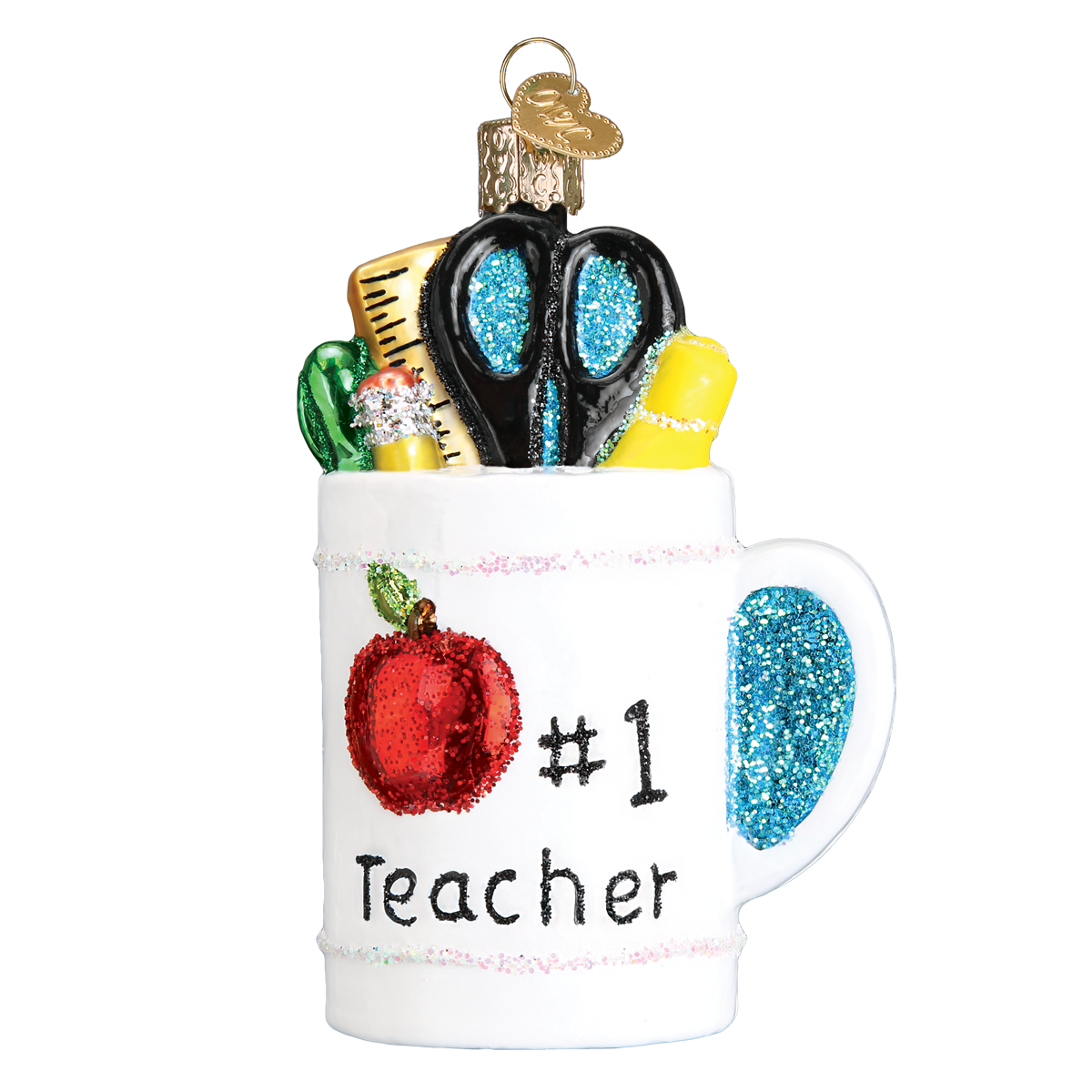 Best Teacher Mug Ornament