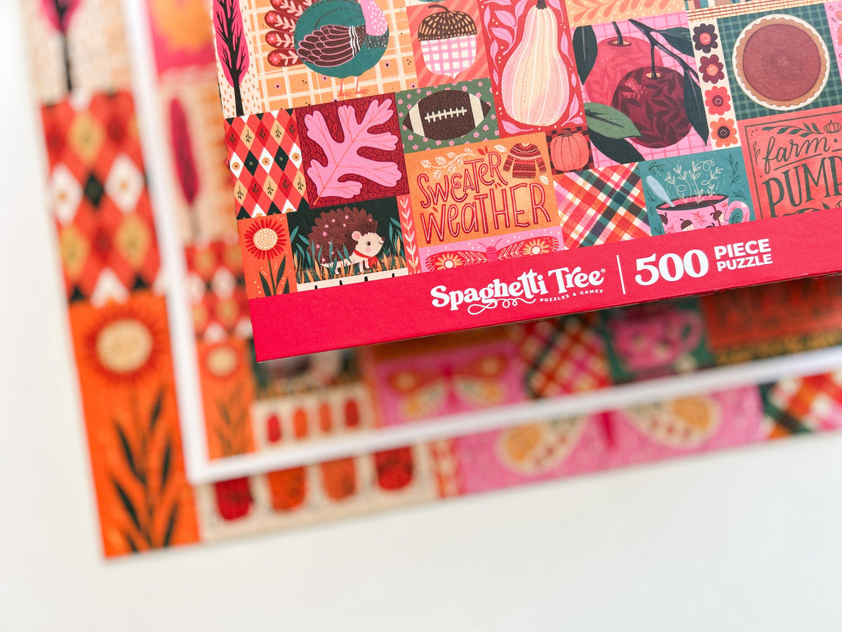 Sweater Weather 500 Piece Fall Puzzle