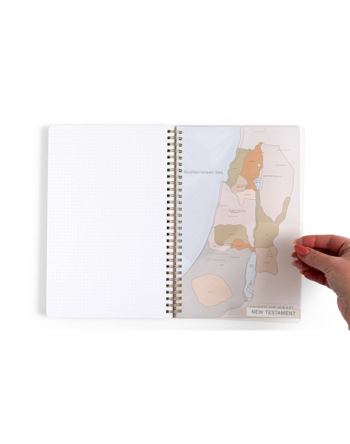 Lilac Church Notes Bible Reference Notebook with Maps