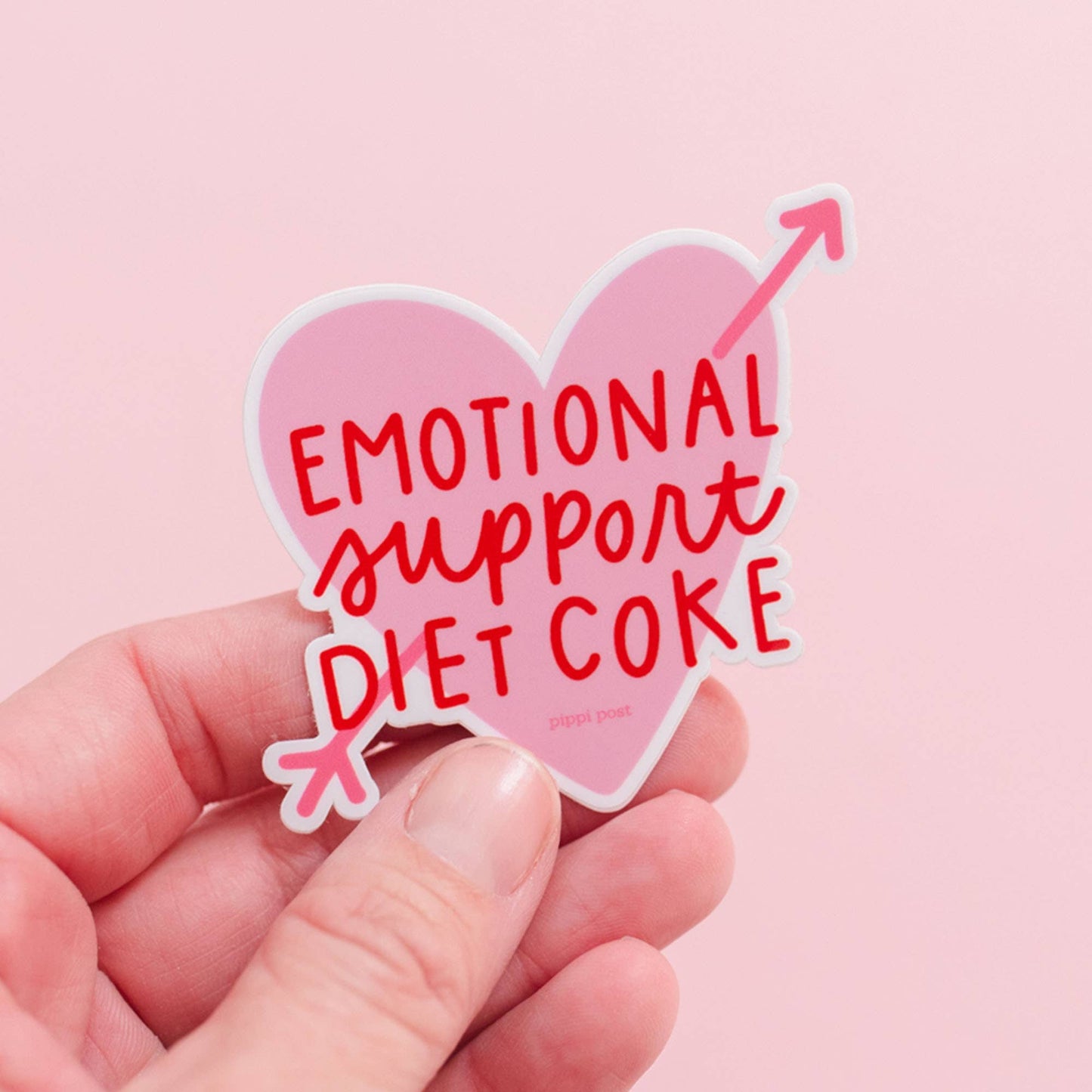 Emotional Support Diet Coke Decal Sticker