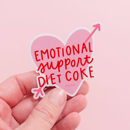 Emotional Support Diet Coke Decal Sticker