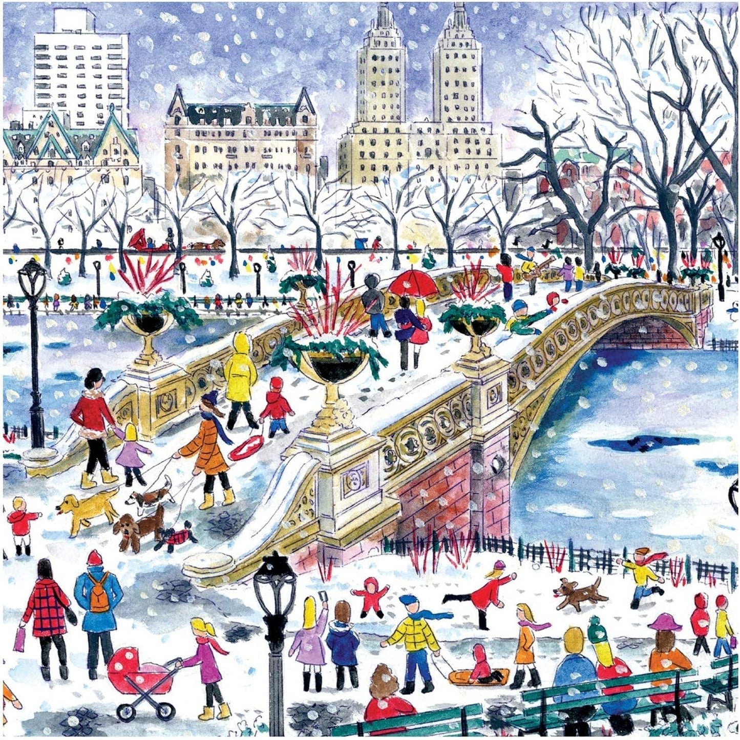 Michael Storrings Bow Bridge In Central Park 500pc