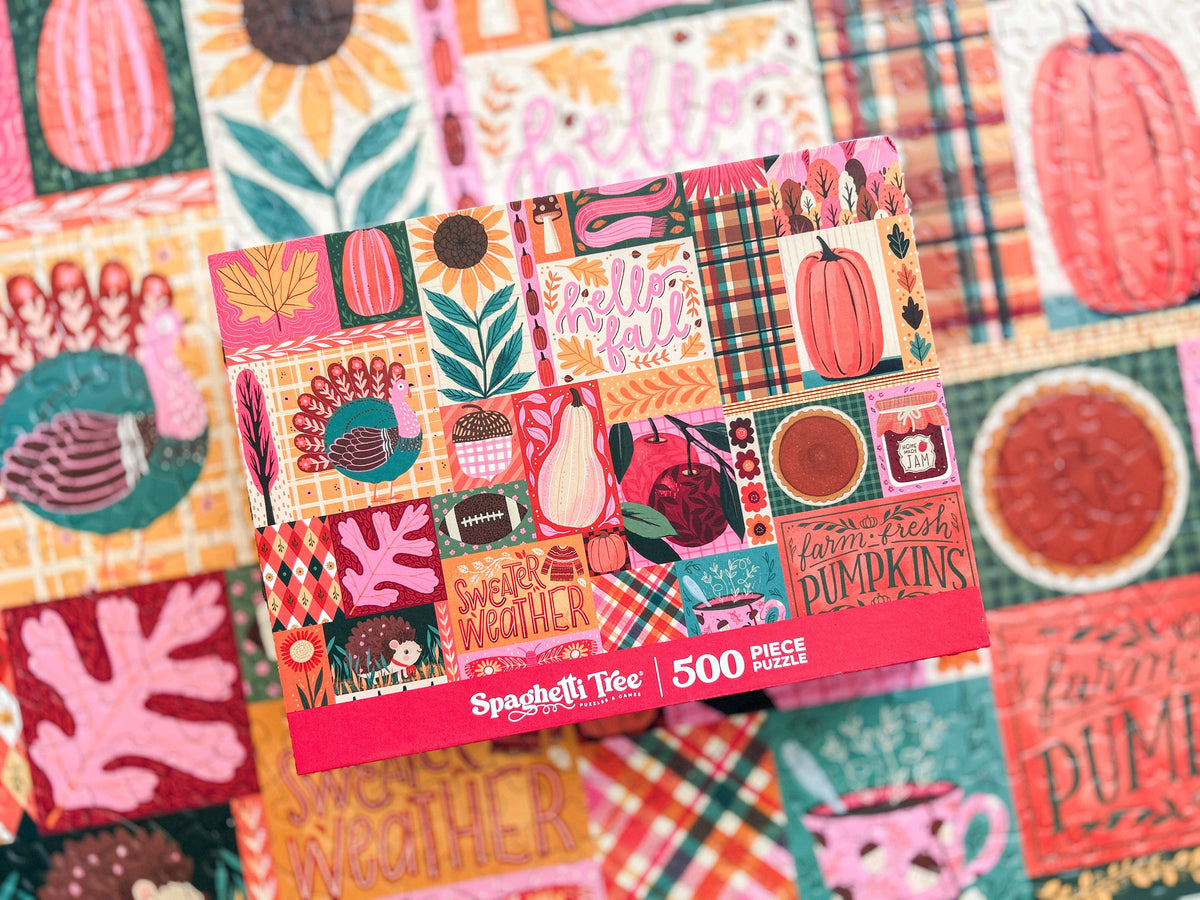 Sweater Weather 500 Piece Fall Puzzle