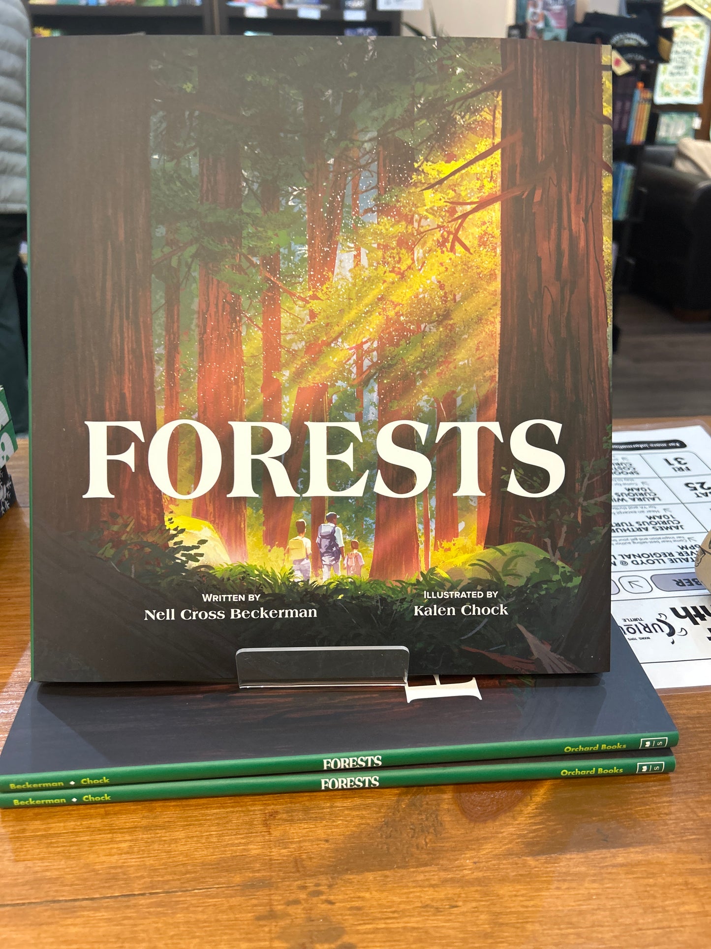 Forests by: Nell Cross Beckerman and illustrated by Kalen Chock