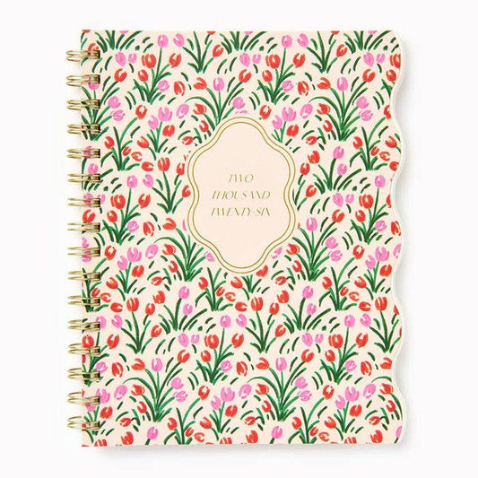 2026 Wavy Tulip Diecut Planner