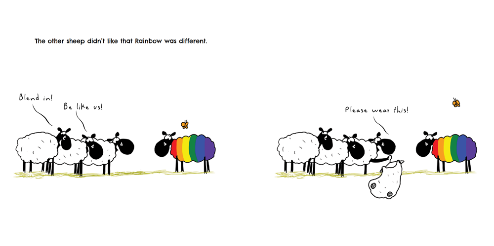 The Rainbow Sheep Picture Book