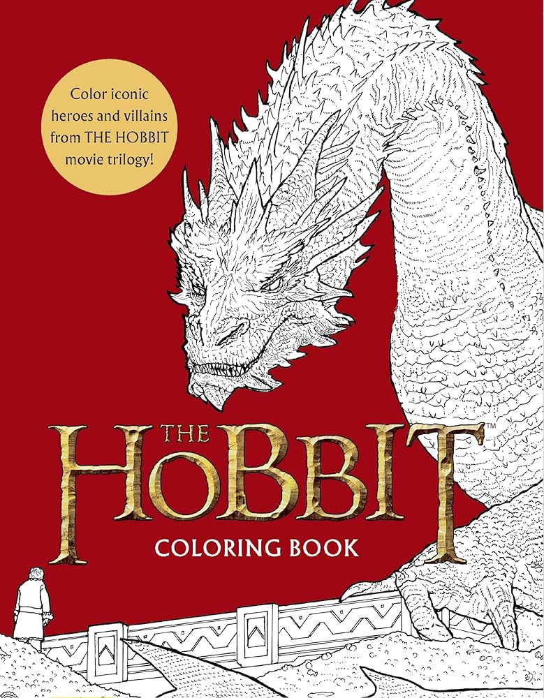The Hobbit Movie Trilogy Coloring Book: Heroes and Villains cover image