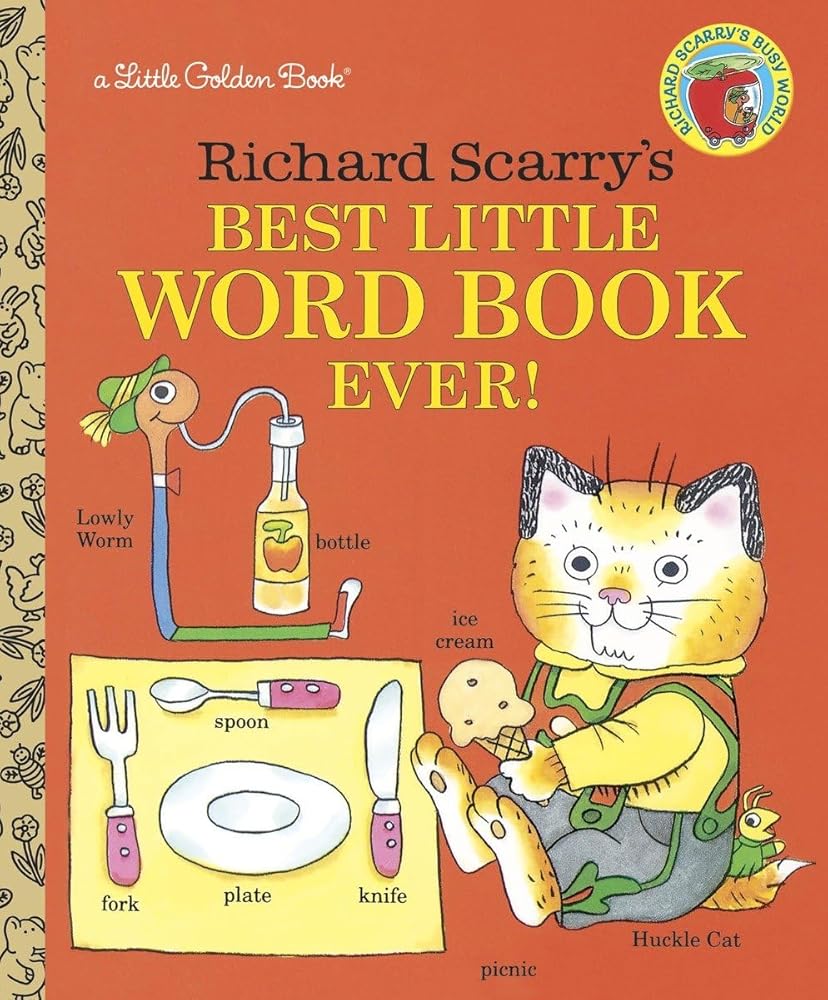 Richard Scarry's Best Little Word Book Ever (Little Golden Book) cover image
