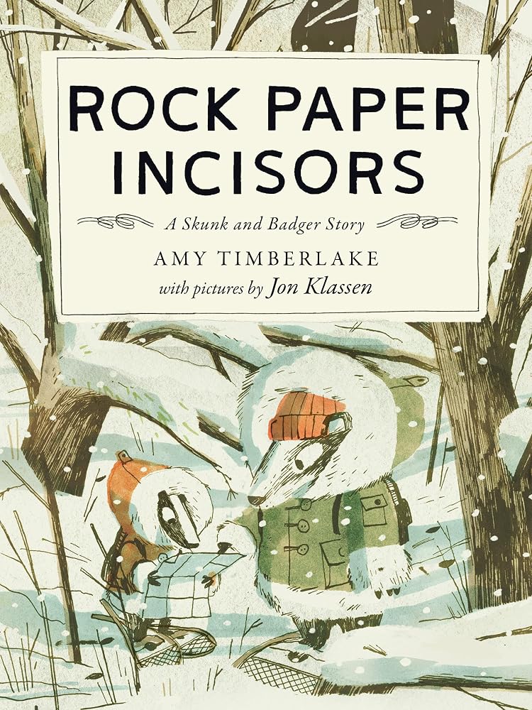 Rock Paper Incisors: A Skunk and Badger Story cover image