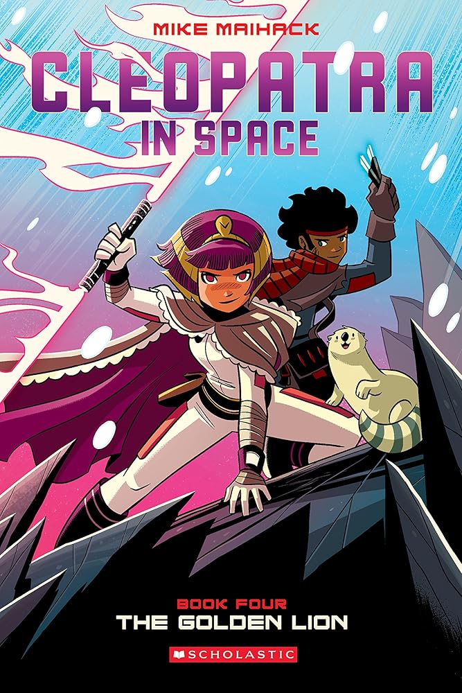 The Golden Lion: A Graphic Novel (Cleopatra in Space #4) (4) cover image
