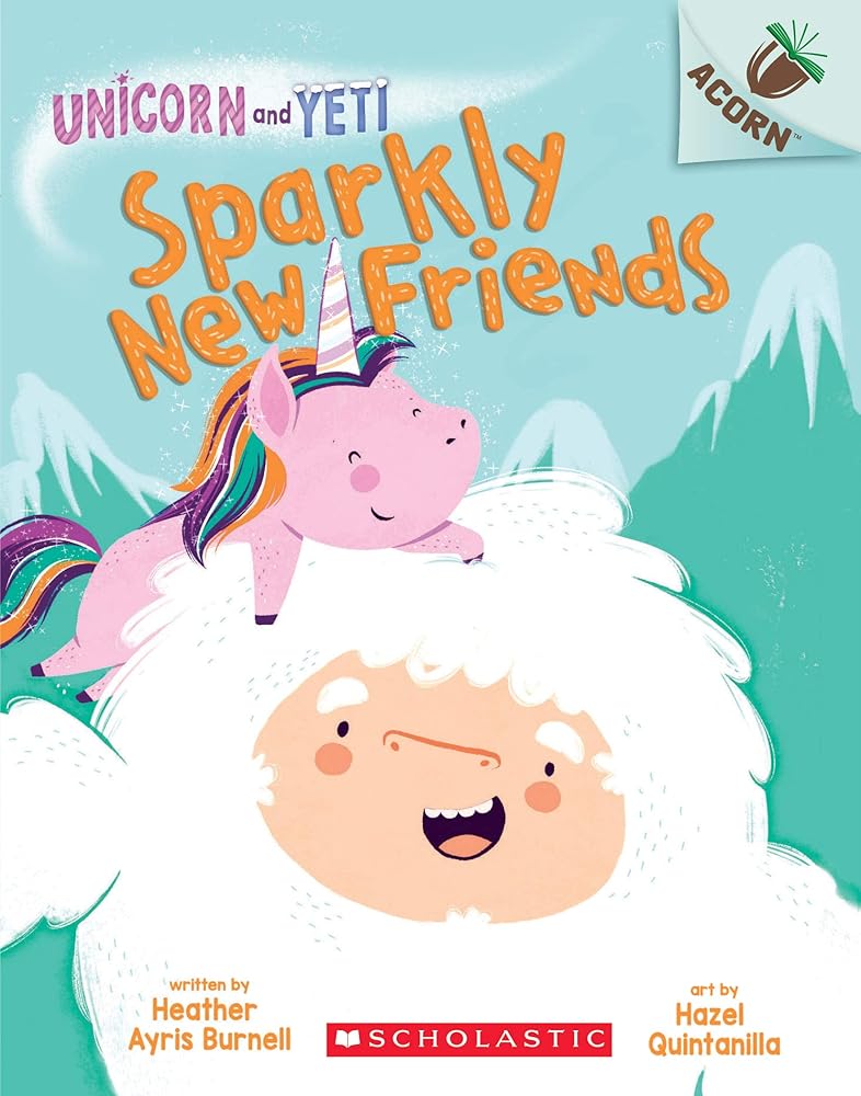 Sparkly New Friends: An Acorn Book (Unicorn and Yeti #1) cover image