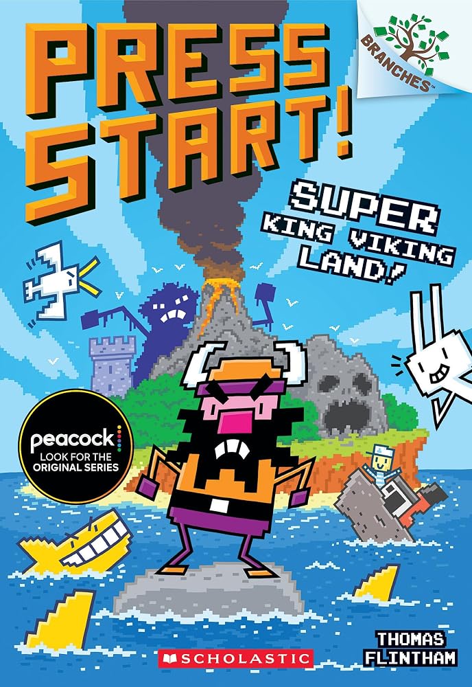 Super King Viking Land!: A Branches Book (Press Start! #13) (13) cover image