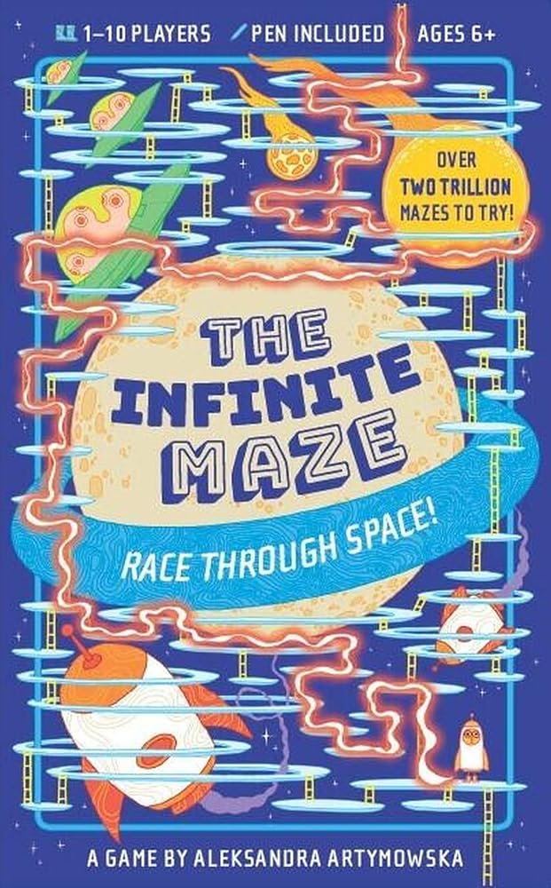 The Infinite Maze: Race Through Space!: Over two trillion mazes to try cover image