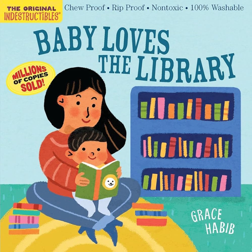 Indestructibles Baby Loves the Library (English) cover image