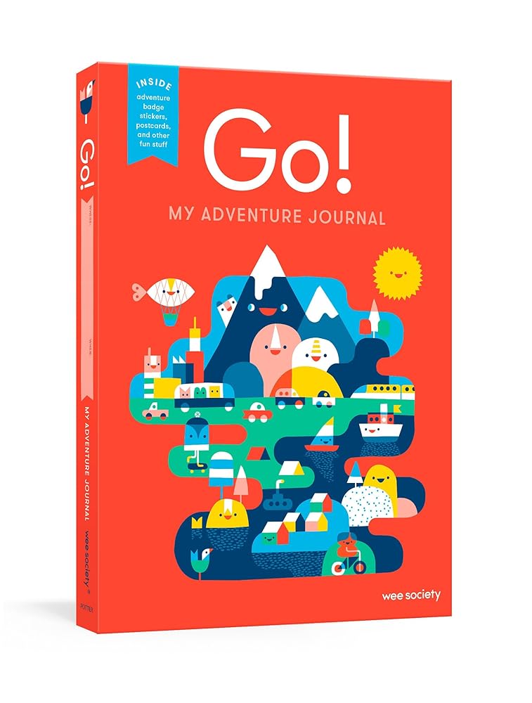 Go! (Red): A Kids' Interactive Travel Diary and Journal (Wee Society) cover image