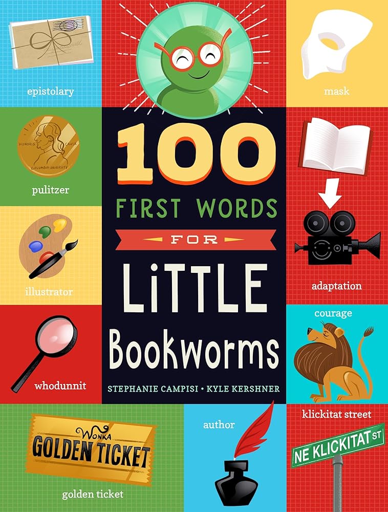 100 First Words for Little Bookworms cover image