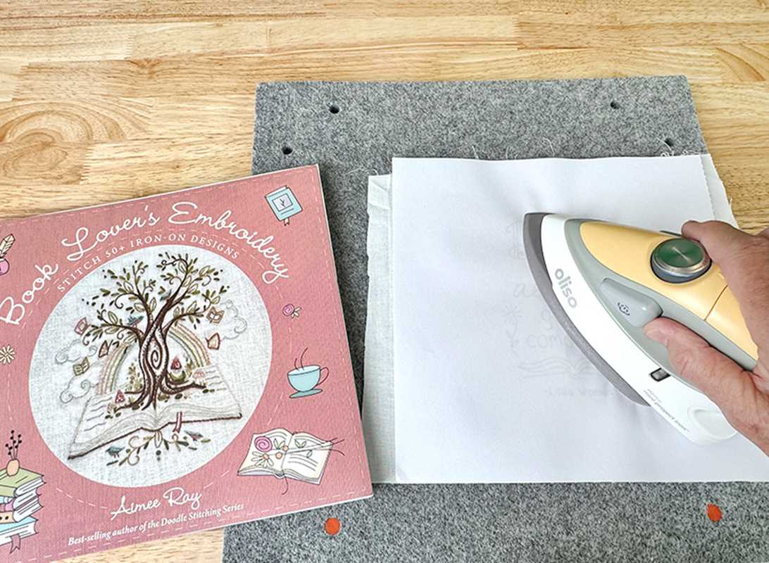 Book Lover's Embroidery by Aimee Ray