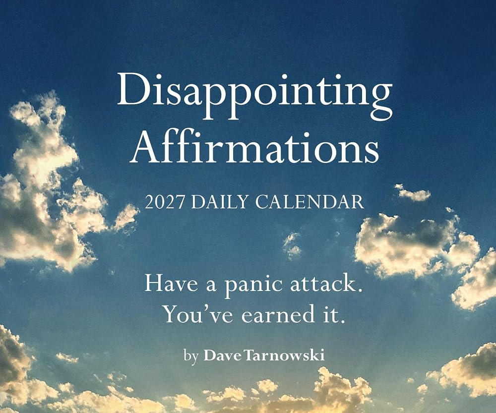 Disappointing Affirmations 2027 Daily Calendar cover image