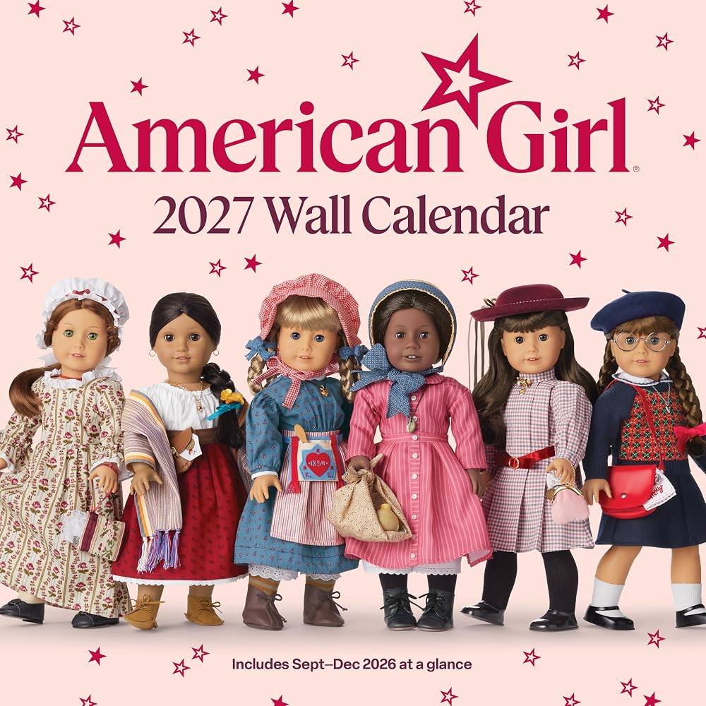 American Girl 2027 Wall Calendar (Mattel) cover image