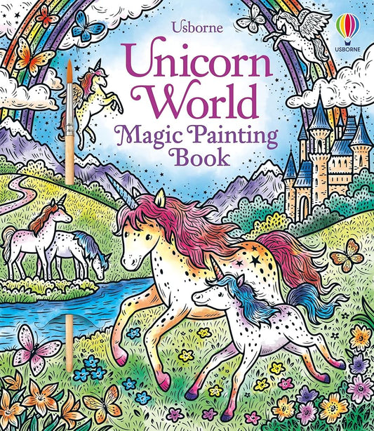 Unicorn World Magic Painting Book (Magic Painting Books) cover image