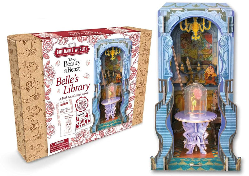 Disney Beauty and the Beast: Belle's Library: Buildable Worlds - A Book Lover's Book Nook