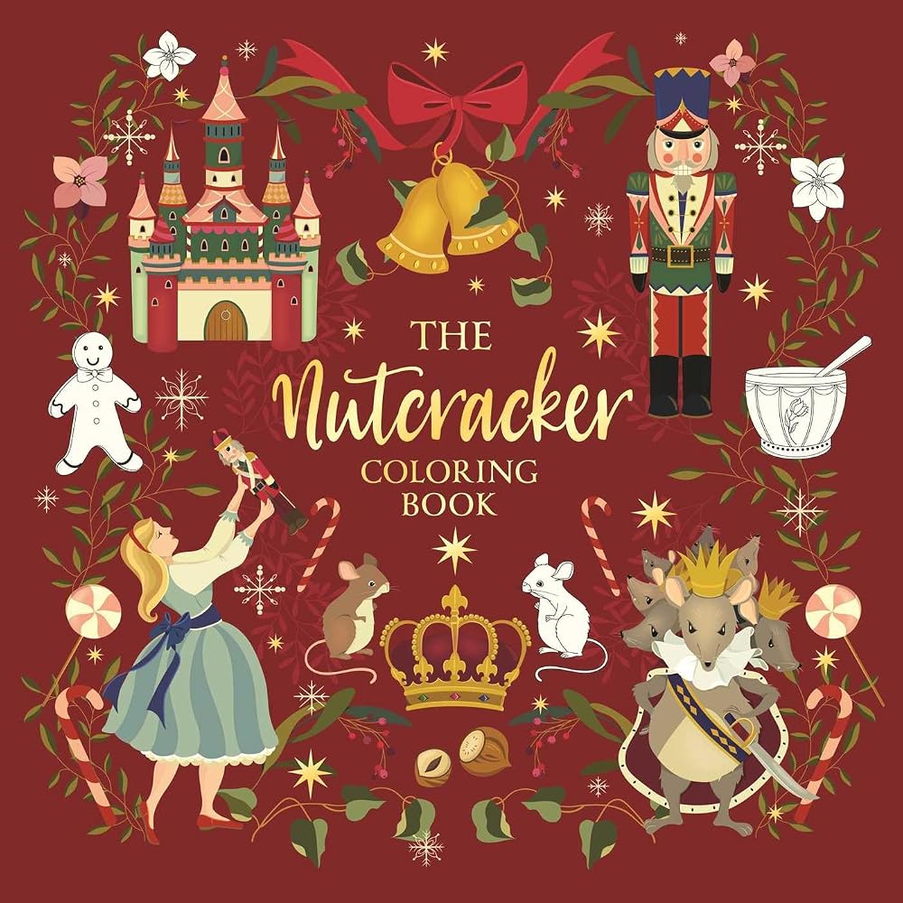 The Nutcracker: Coloring Book for Teens & Adults cover image