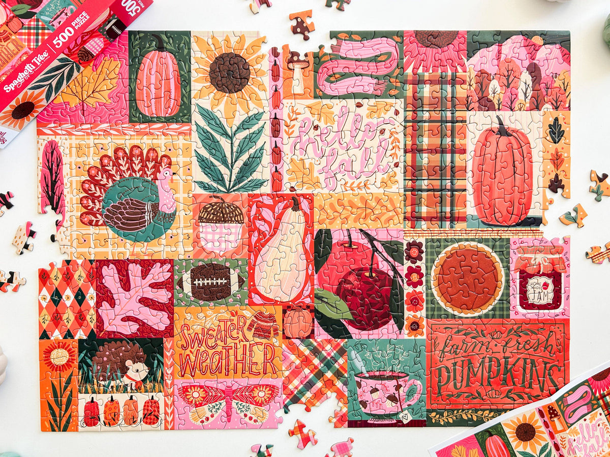 Sweater Weather 500 Piece Fall Puzzle