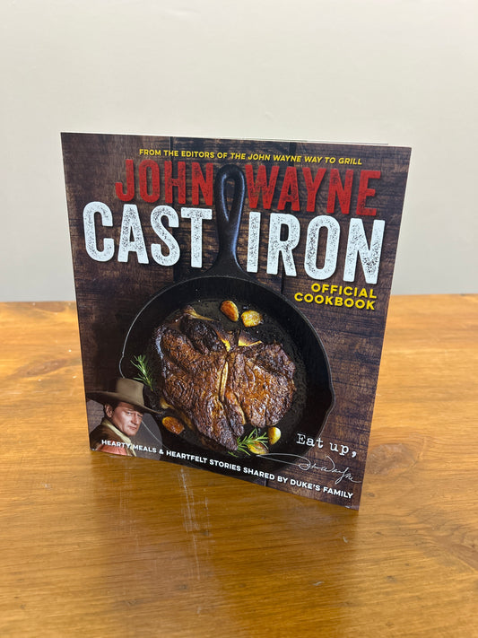 JOHN WAYNE CAST IRON COOKBOOK