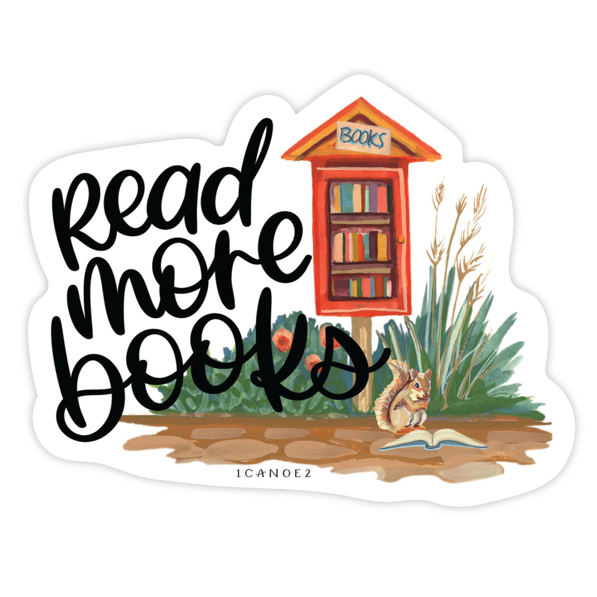 Read More Books Decal Sticker