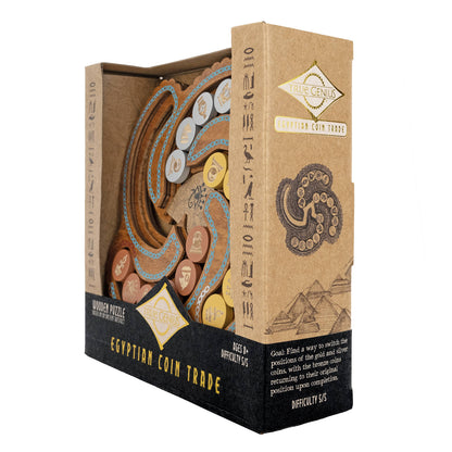 True Genius Egyptian Coin Trade Puzzle