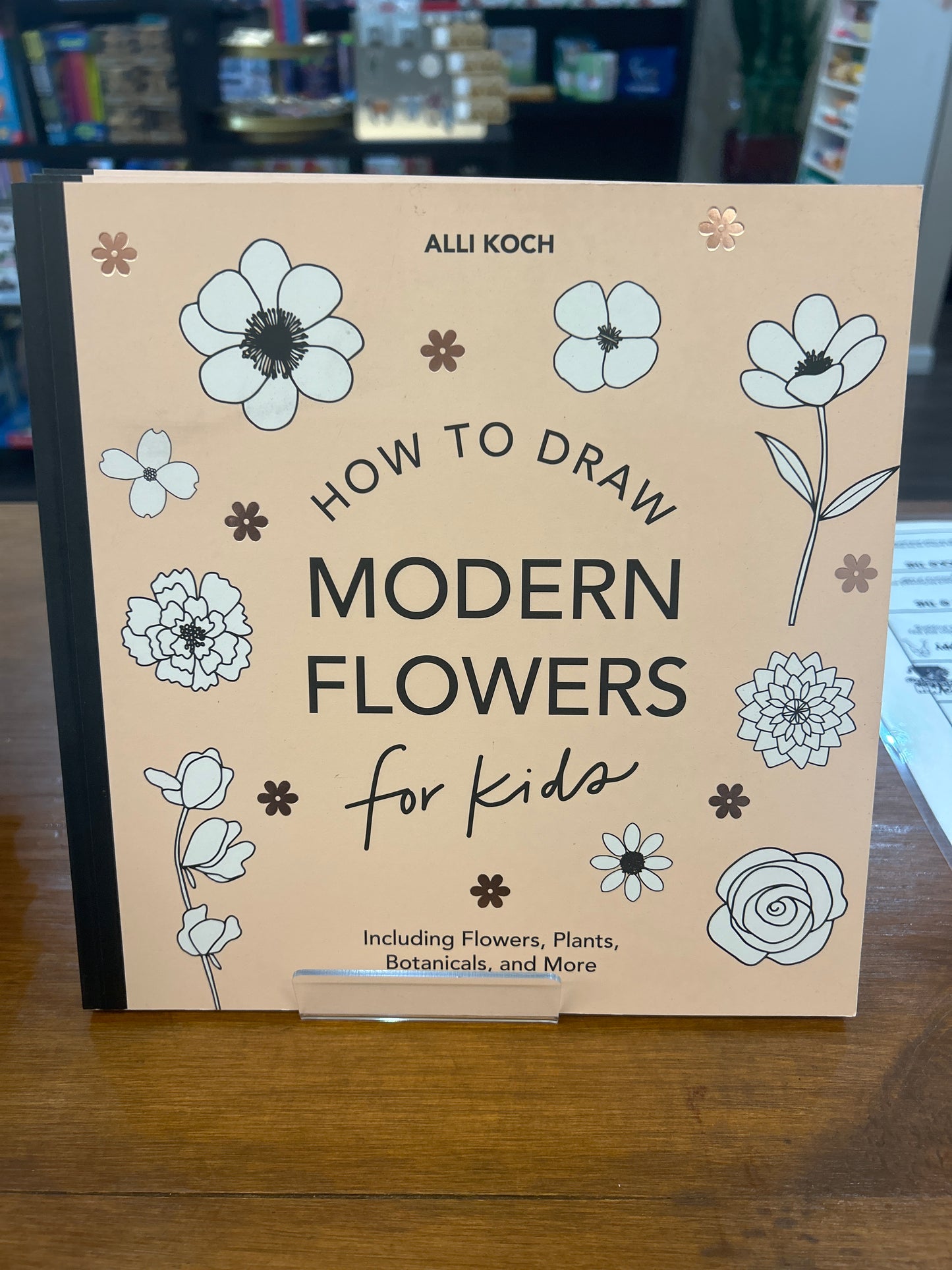 Modern Flowers: How to Draw Books for Kids