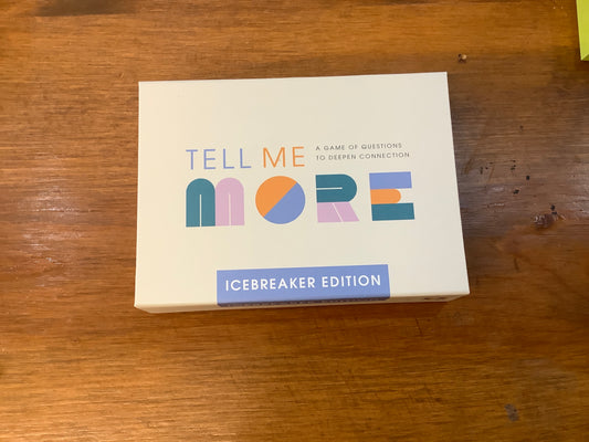Card Set - Tell Me More: Icebreakers