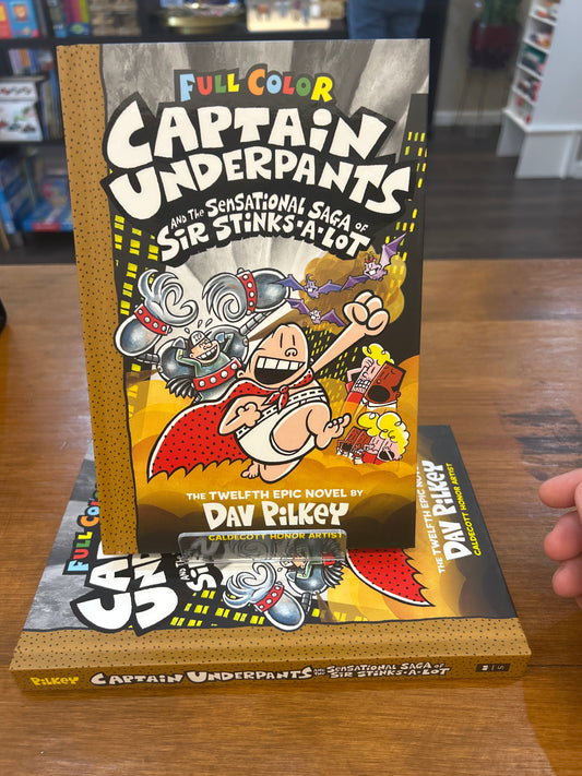 CAPTAIN UNDERPANTS #12: SENSATIONAL SAGA OF SIR STINKS-A-LOT