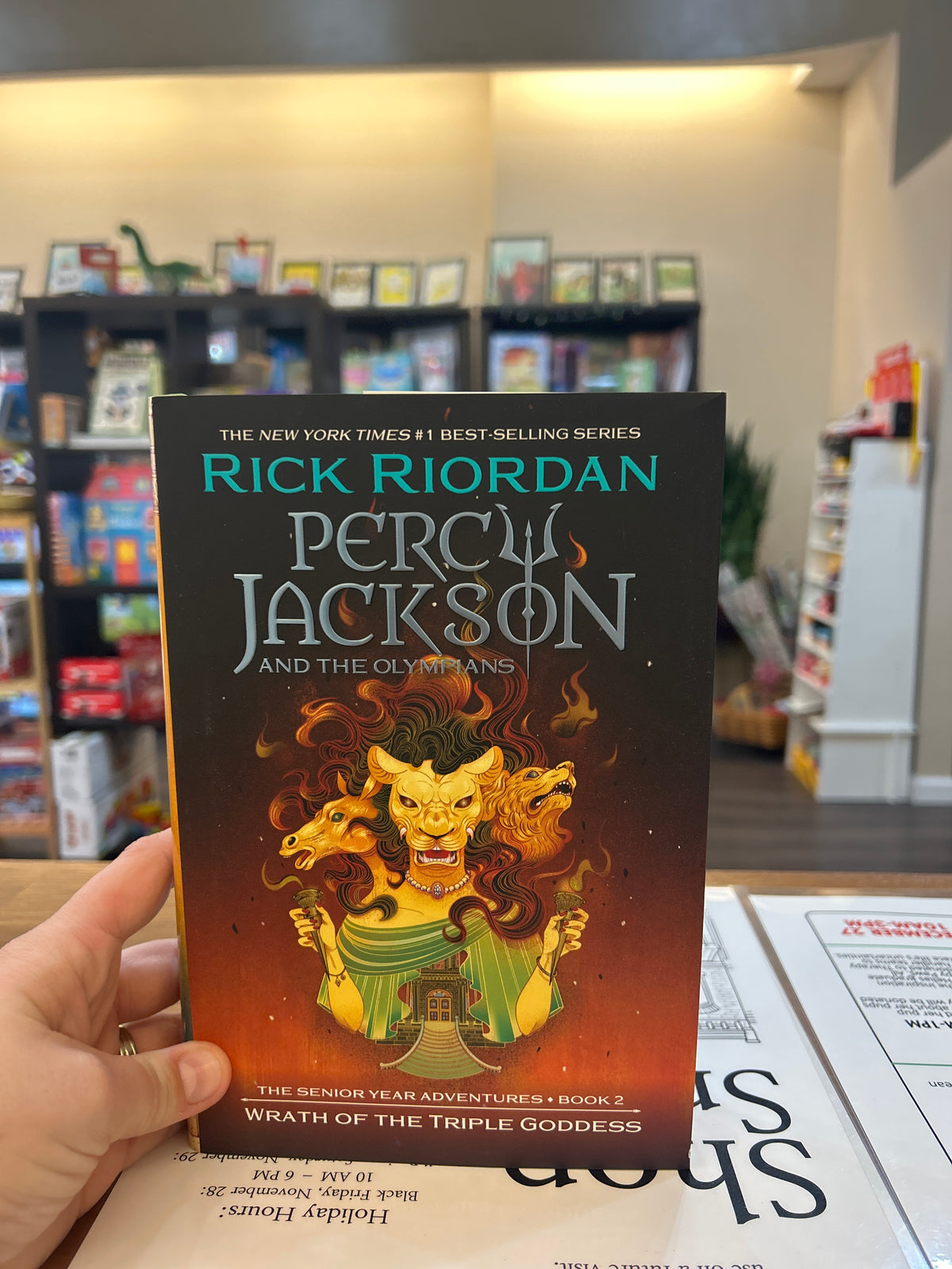 Percy Jackson and the Olympians: Wrath of the Triple Goddess (The Senior Year Adventures)