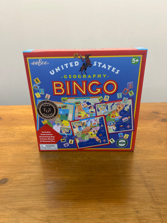 United States Geography Bingo