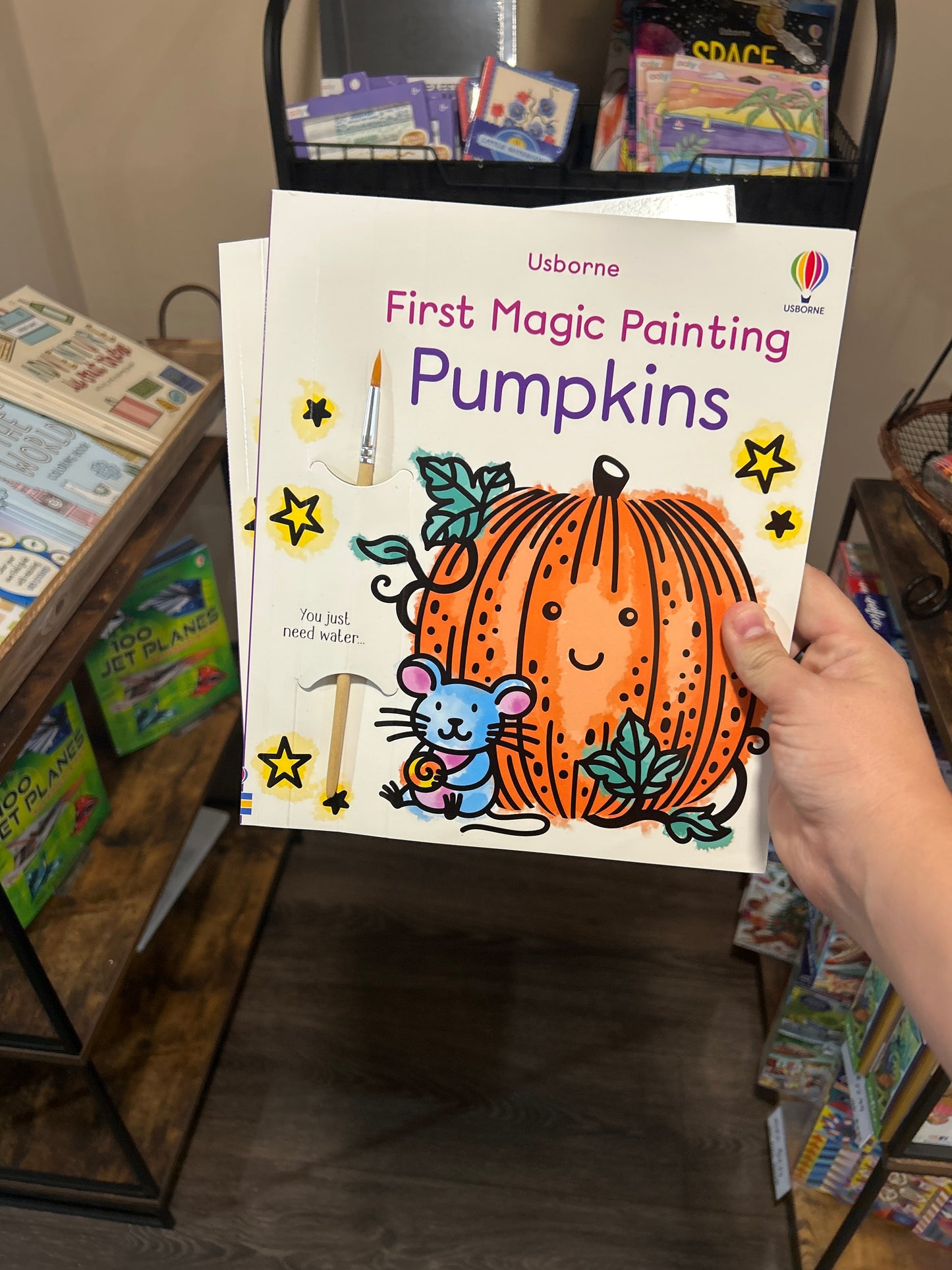 First Magic Painting Pumpkins