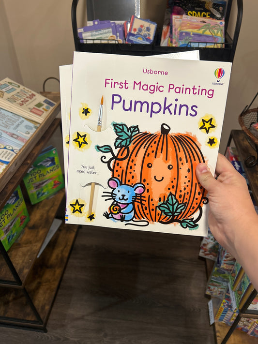 First Magic Painting Pumpkins