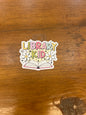 Library Kid Sticker