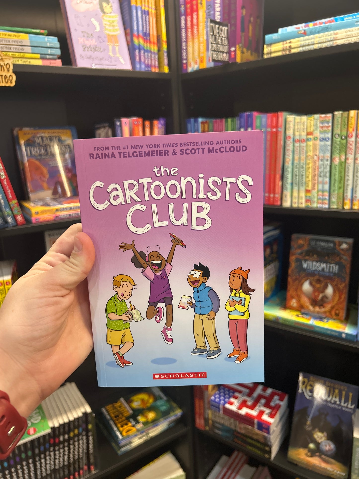 THE CARTOONISTS CLUB by: Raina Telgemeier & Scott McCloud