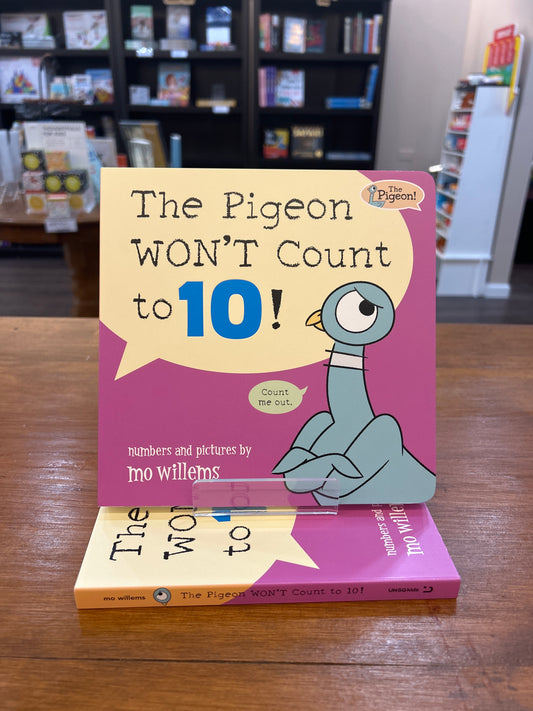 The Pigeon Won't Count to 10! Board Book by: Mo Willems