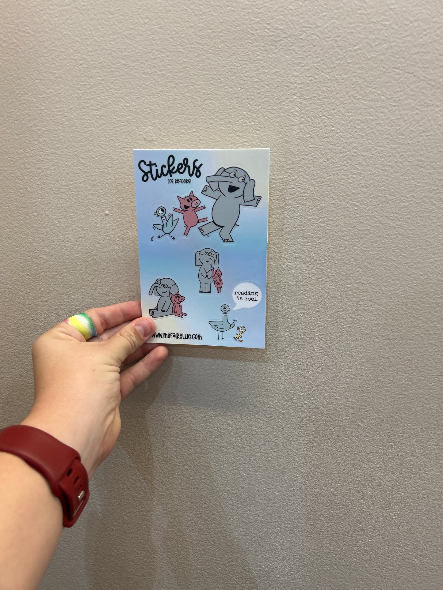 Sticker Sheet: Elephant & Piggie