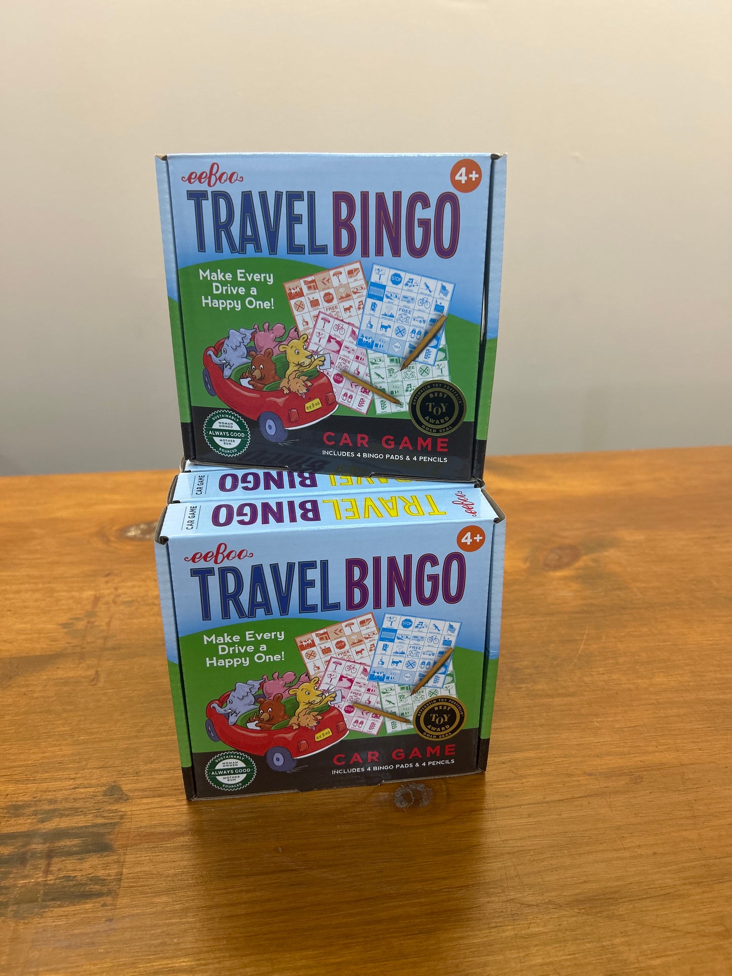Travel Bingo Car Game
