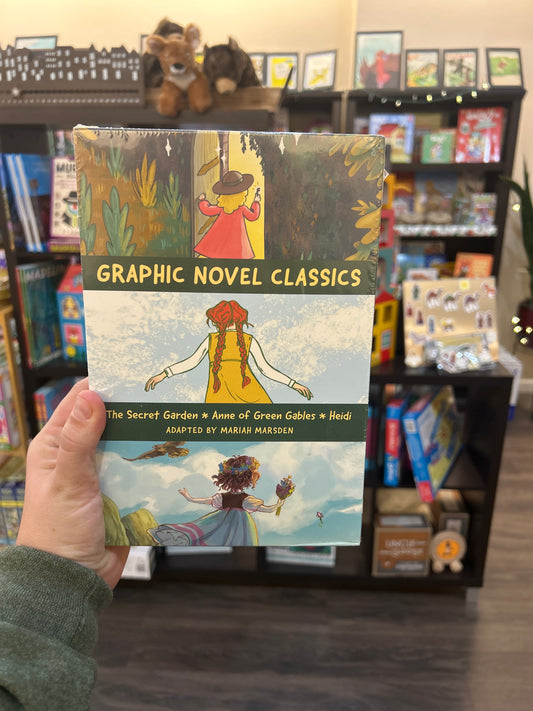 Graphic Novel Classics Collection: The Secret Garden, Anne of Green Gables, and Heidi