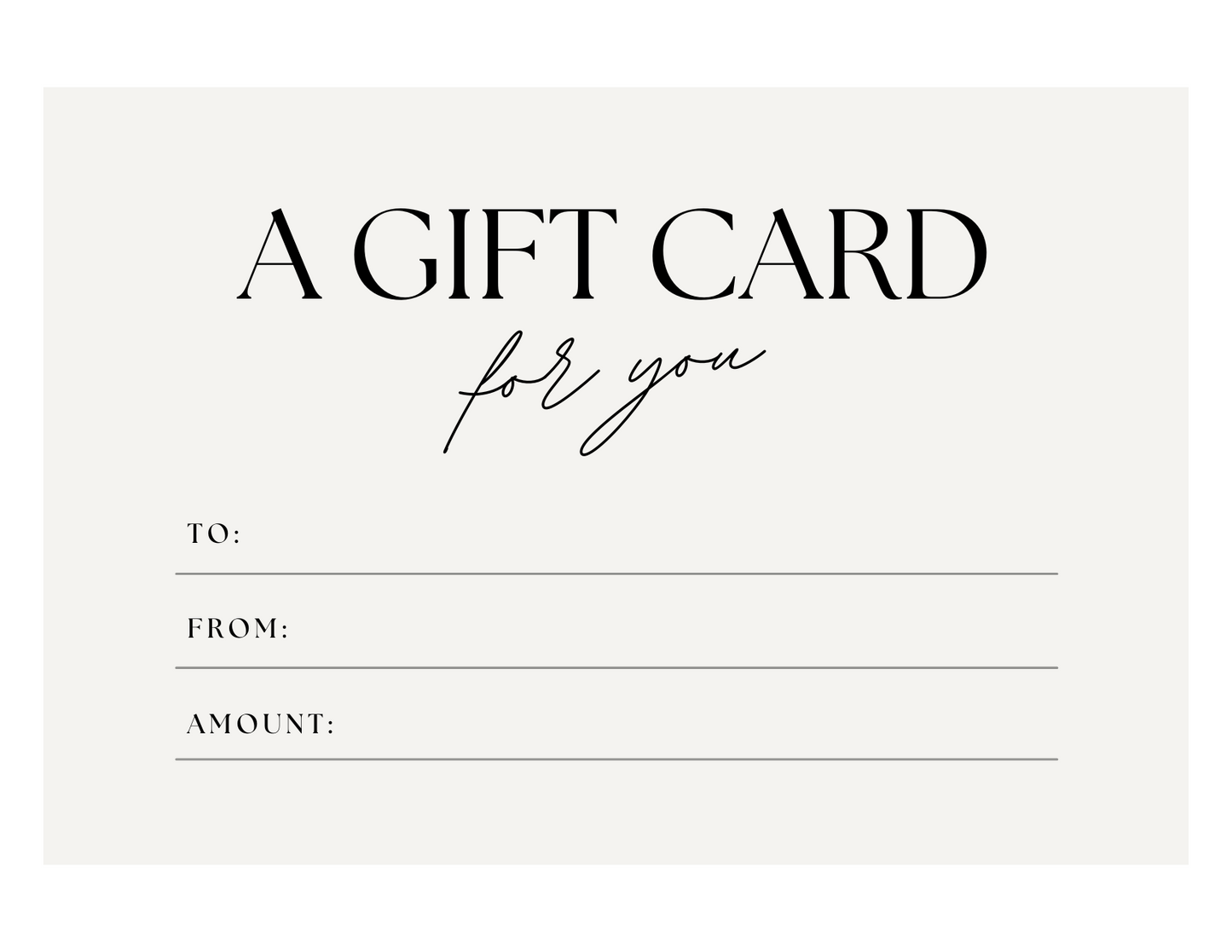Curious Turtle Gift Card