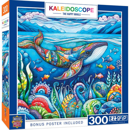 Kaleidoscope - The Happy Whale 300 Piece EZ Grip Jigsaw Puzzle