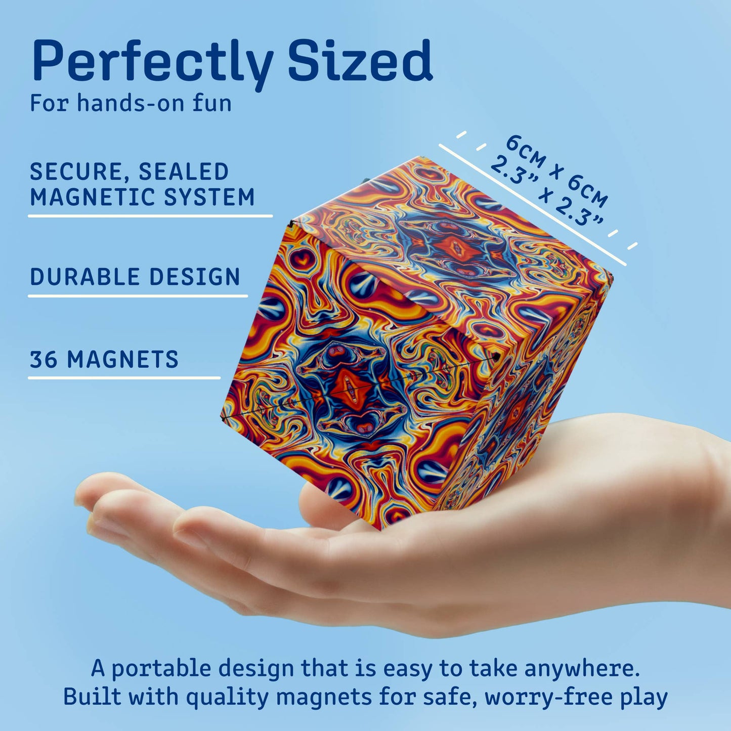 Shashibo Moon Magnetic Puzzle Cube STEM STEAM MESH