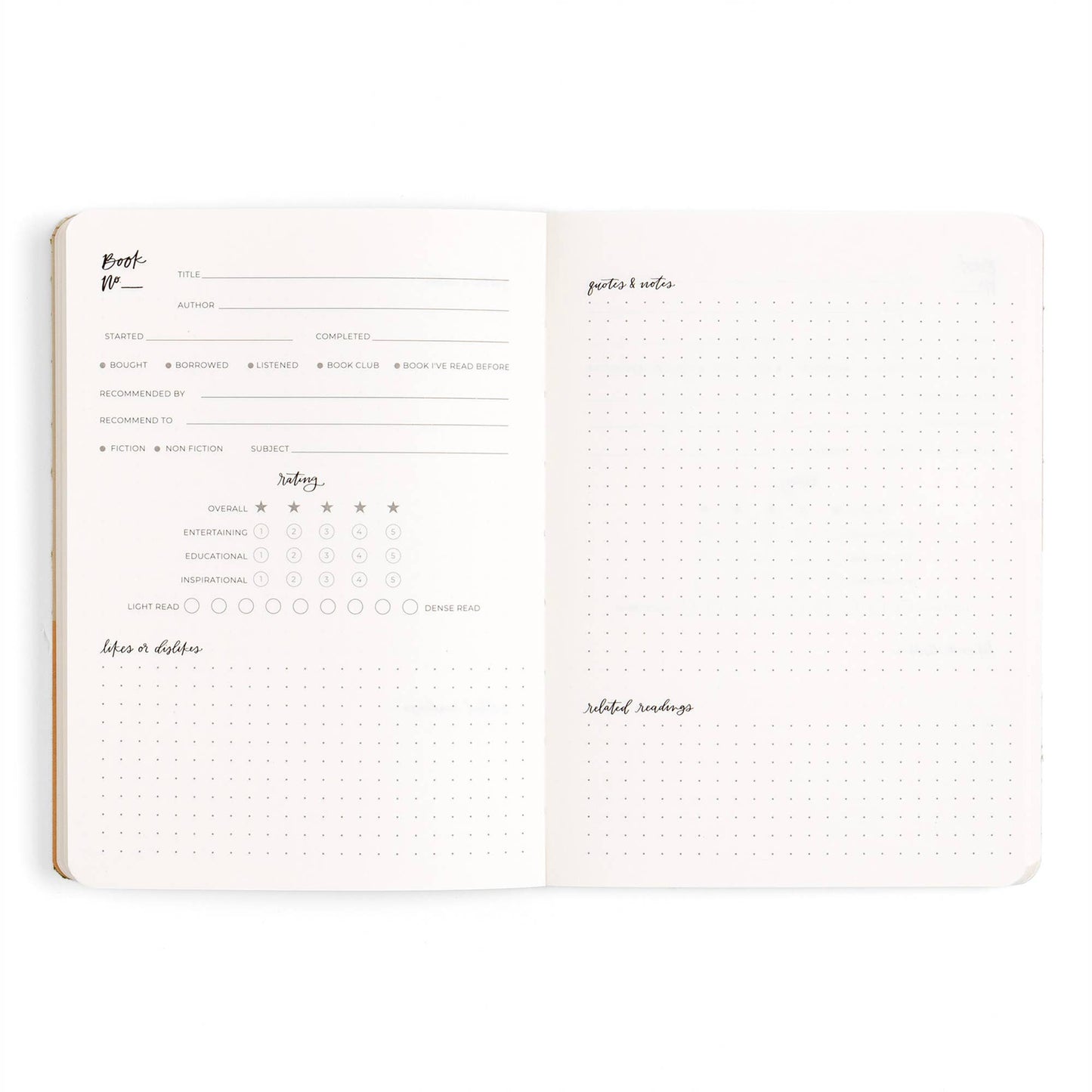 Reading Guided Journal