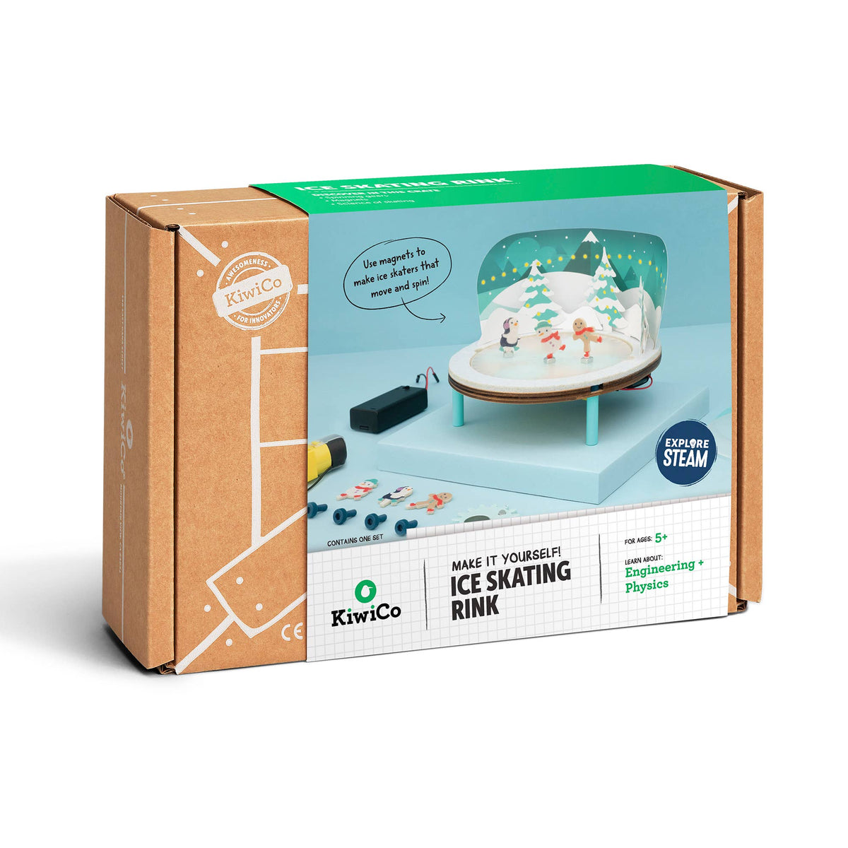 Ice Skating Rink Engineering Kit for Kids