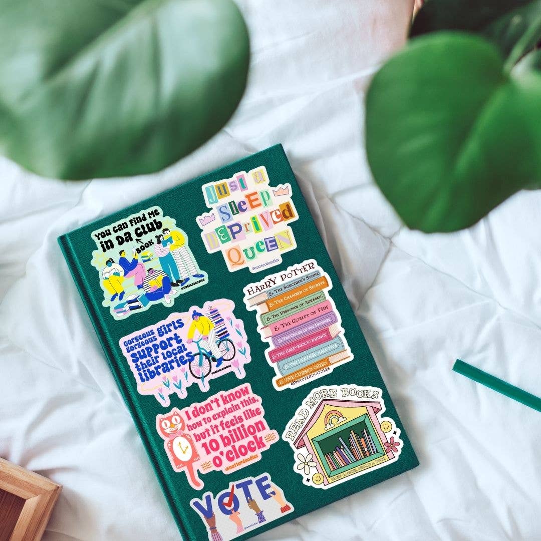You Can Find Me in Da Book Club Sticker