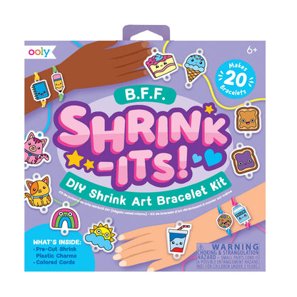 Shrink-Its!: D.I.Y. Shrink Art Bracelet Kit - B.F.F. (24 PC
